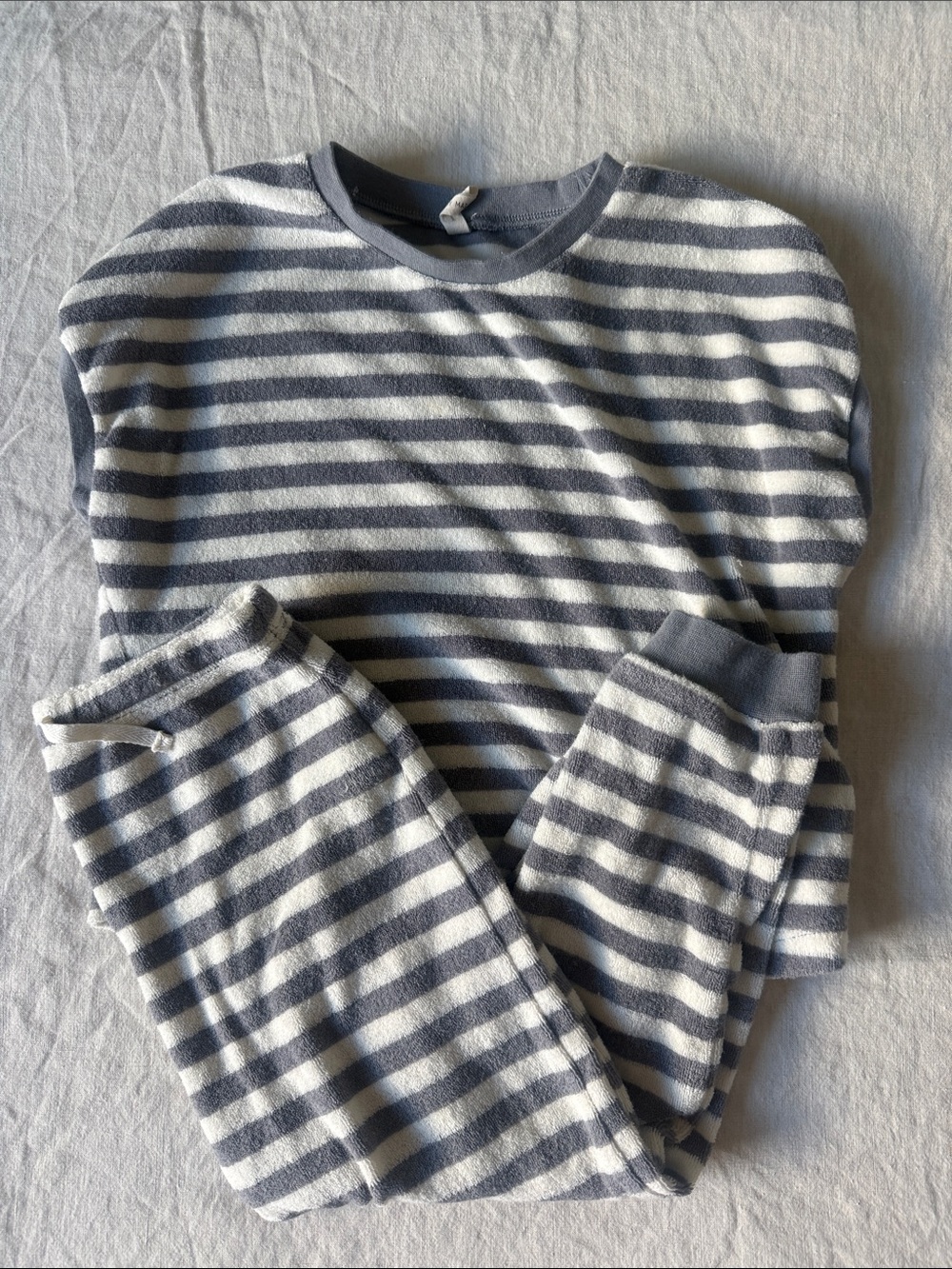 Boys Size 4T Rylee + Cru Terry Cloth Striped Set